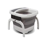 MOBYGKFY Pie de hidromasaje plegable automático de calefacción del termostato baño de pies barril Inicio de pies masajeador eléctrico