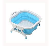MOBYGKFY Plegable cubo de plástico for pedicura en pies, pie Baños, Baños de pies y Familia Balnearios