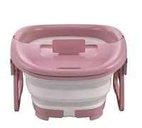 MOBYGKFY Plegable de pies Llanura Espuma masaje del pie Cubo Cubo remojo hogar de materiales plásticos Sauna Bañera de pedicura baño cubo de agua(3-Pack)