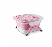 MOBYGKFY Plegado baño de pies cuenca del pie portátil de masaje balde de casa térmica baño de pies barril de plástico Cubo del masaje del pie Artefacto