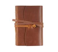 MOBYGKFY Retro Cuero genuino Cuaderno Diario Notepad Vintage Sketchbook Bloc de notas Notepad Creativo Papelería Regalo Viajero Diario 400 Página(3-Pack)