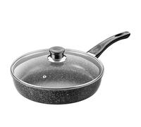 MOBYGKFY Sartén De Piedra De Trigo, Olla For Panqueques Antiadherente For El Hogar, Cocina De Inducción Universal