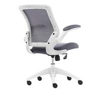 MOBYGKFY Silla de Oficina Que compite con Silla reclinable Giratorio Gaming Chair PUleather sede de la Oficina Sillón con reposapiés(Blue,White)