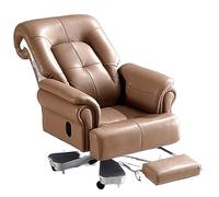 MOBYGKFY Silla de Oficina Silla de Cuero ejecutiva Totalmente reclinable(3-Pack)