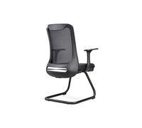 MOBYGKFY Silla de recepción de reuniones Silla de Oficina Silla de conferencias Sala de Entrenamiento for sillas de Ordenador Malla Silla ejecutiva con Base de Trineo(3-Pack)