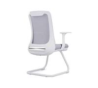 MOBYGKFY Silla de recepción de reuniones Silla de Oficina Silla de conferencias Sala de Entrenamiento for sillas de Ordenador Malla Silla ejecutiva con Base de Trineo(3-Pack)