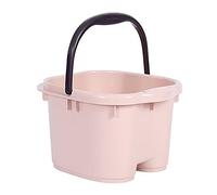 MOBYGKFY Sin tapa baño de pies Cubo lavado de pies cuenca del baño de pies de plástico tina de baño productos de lavado de pies barril for el hogar remojar los pies(Roze)