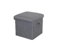 MOBYGKFY Taburete Multifuncional for Cambiar Zapatos, Taburete de Almacenamiento Plegable, Caja de Almacenamiento Multiusos(Gray)