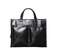 MOBYGKFY Vintage Handmade Top Cowhide Laptop Bag Shoulder Business for Men