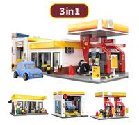 CaDA - Tienda Shell - Set construcción - Coleccionable - 303 pzas - +8 - (DeQuBe 927DE66027)