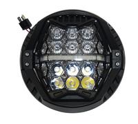 MOCALUX Accesorios Para Faro De Motocicleta Para Davidson FLD 2012 Y Posteriores Faro Delantero De Motocicleta Con Luz De Cruce Y Alta Potencia