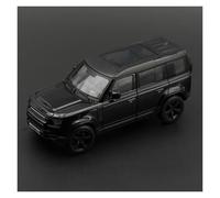 MOCALUX Coche Escala 1:24 para Land Rover para Defender 110 2022 Coche De Colección De Metal Fundido A Presión Modelo Coleccionable(Negro)