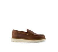 Mocasín de hombre piel Havana nuez 44