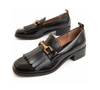 Mocasín De Tacón Para Mujer. Montevita Megane 95702 Negro