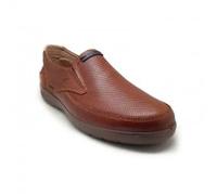 Mocasín ligero, flexible y muy fresco, en pieles naturales y suela ultraligera. LUISETTI MOCASIN COLTON 32310NA TALLA 45 COLOR COÑAC