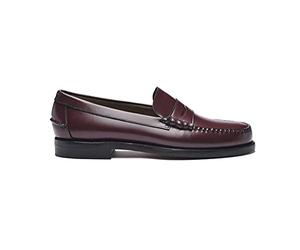Mocasín Sebago Classic Dan | Zapato para Hombre | Color Granate | Talla 42 EU