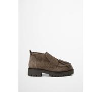 Mocasines bajos modelo Erin Dark Taupe 39