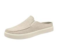 Mocasines casuales para hombre, ligeros, transpirables, de malla, para caminar, sin espalda, cómodos, descalzos, planos, zapatillas de lona Plimsolls Beck Falt antideslizantes, informales, para