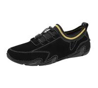 Mocasines casuales para hombre, zapatos náuticos, cómodos, para conducir, caminar, al aire libre, trabajo, oficina, ligeros, transpirables, de cuero, bajos, con cordones, zapatos Beck para interiores