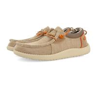 Mocasines Color Beige Estilo WALLABEES con Acentos EN Naranja para Hombre TREILLES