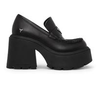Mocasines con Plataforma de Cuero Negro para Mujer Windsorsmith - Spolied