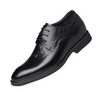 Mocasines Cuero cómodos for Hombre, Zapatos Vestir Informales Transpirables, Planos y sin Cordones for Negocios, Calzado Deportivo for Exteriores y Oficina.(Noir,39 EU)