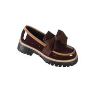 Mocasines de cuero para mujer del Reino Unido, ortopédicos con soporte de arco de mariposa, trabajo, oficina, negocios, altura al tobillo, zapatos sin cordones, puntera redonda, planos, cómodos