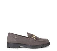 Mocasines de Mujer en Piel de Color Gris Mod Trevilla, EU 38
