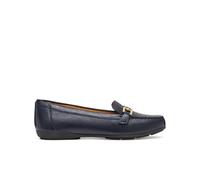 Mocasines transpirables de piel Annytah Mujer Talla 38. Color Azul