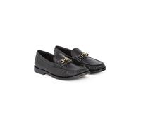Mocasines de piel ligera Mujer Talla 38. Color Negro