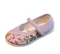 Mocasines de tela para niña, zapatos planos, zapatos deslizantes, zapatillas para niños, zapatillas de ballet con banda elástica, zapatos para el tiempo libre, zapatos para el tiempo libre, zapatos