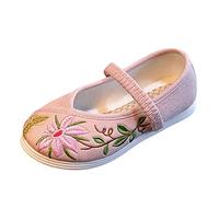 Mocasines de tela para niña, zapatos planos, zapatos deslizantes, zapatillas para niños, zapatillas de ballet con banda elástica, zapatos para el tiempo libre, zapatos para el tiempo libre, zapatos