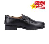 Mocasines Formales Casuales De Cuero Para Hombre Amblers Manchester Negros