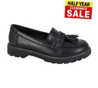 Mocasines Formales De Mujer Boulevard Lucile Slip On Mate Negros