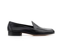 Mocasines Hombre Nikkoe Estilo Julio Iglesias Fabricado en Piel y Suela de Cuero - Made in Spain- (Negro, Numeric_39)