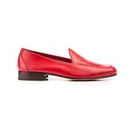 Mocasines Hombre Nikkoe Estilo Julio Iglesias Fabricado en Piel y Suela de Cuero - Made in Spain- (Rojo, Numeric_42)