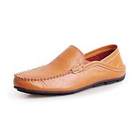 Mocasines Hombres Zapatos de Vestir Casuales Holgazanes Slip On Verano Plano Cuero Zapatos de Conducción Zapatillas 39-47 EU