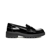 Geox - J Casey Girl C, Mocasín Niñas, Black,