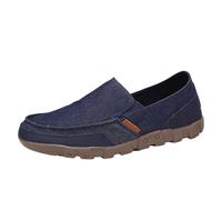 Mocasines ligeros para hombre, zapatos de verano para caminar, suela suave, informales, cómodos, transpirables, para ocio al aire libre, Blue, 45 EU