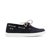 Mocasines modelo barco de piel de ante, turquesa, 43 EU