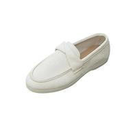 Mocasines Mujer,Zapatos Planos Mujer Punta Redonda de Ante Sintético Cómodos Ligeros Zapatillas Sin Cordones Casual con Suela de Goma Antideslizante Moda Sencillo Bailarinas para Diario Oficina
