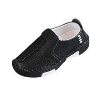 Mocasines Niños Niños Zapatos de Cuero Zapatos Guisantes Zapatos Casuales Antideslizantes Suela Suave Zapatos de Barco Zapatos Mocasines Moda Cómodos Zapatos de Negocios Zapatos Oxford Zapatos Algodón