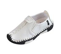 Mocasines Niños Niños Zapatos de Cuero Zapatos Guisantes Zapatos Casuales Antideslizantes Suela Suave Zapatos de Barco Zapatos Mocasines Moda Cómodos Zapatos de Negocios Zapatos Oxford Zapatos Algodón