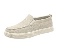 Mocasines para hombre, sin cordones, de caña baja, para gimnasio, deportes, correr, ligeros, cómodos, para el trabajo, suaves, planos, para conducir, transpirables, de lona, para interiores y