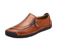 Mocasines para hombre Zapatos de negocios, Slip On Mocasines Zapatos de ocio, Zapatos de cuero planos suaves hechos a mano Derbys Walk Derbys Oxford Zapatos clásicos de boda Zapatos elegantes y