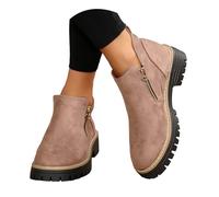 Mocasines para Mujer con Suela de Plataforma Gruesa, Zapatos de Moda con Hebilla Dorada Estilizada, Calzado Casual y Confortable Ideal para Día a Día