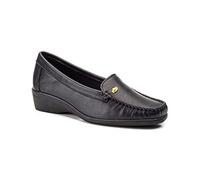 Mocasines para Mujer de Piel cómodos Zapatos clásicos de Vestir y Casual Zapatillas 24 Horas señora Calzado de Verano e Invierno Tipo Penny en Gamuza