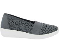 Doctor Cutillas Mocasines para Mujer 38474 Troquelado Flores de la Talla 38 en Color Pacifico