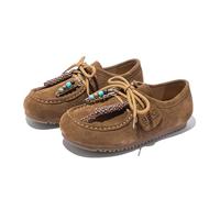 Mocasines para mujer Mocasines universitarios de ante,Zapatos Caminar Conducción zapatos casuales cómodos sin cordones,Zapatos planos con cordones y borlas para el trabajo,la escuela,caminar y viajar
