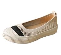 Mocasines Planos para Mujer, sin Cordones, Ligeros, Informales, con Punta Redonda, para Trabajo, Negocios, Zapatos de tacón bajo Antideslizantes